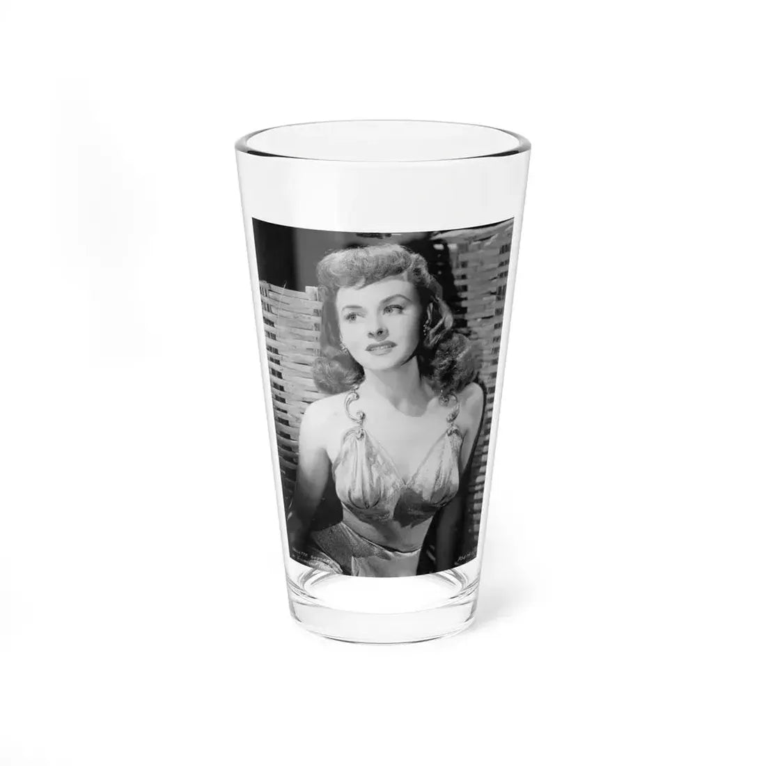 Paulette Goddard #1311 (Vintage Female Icon) Pint Glass 16oz 16oz - Go Mug Yourself