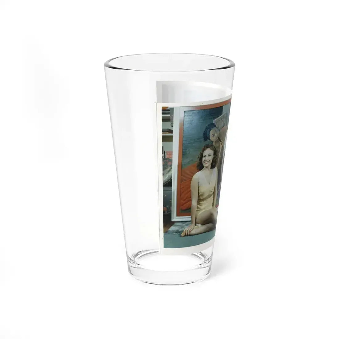 Paulette Goddard #142 (Vintage Female Icon) Pint Glass 16oz - Go Mug Yourself