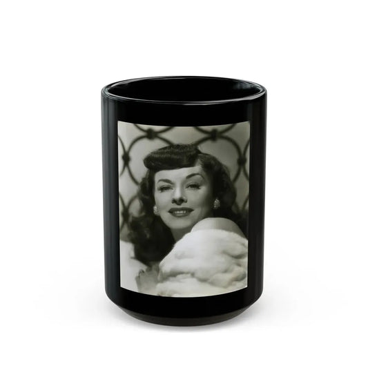 Paulette Goddard #151 (Vintage Female Icon) Black Coffee Mug 15oz - Go Mug Yourself
