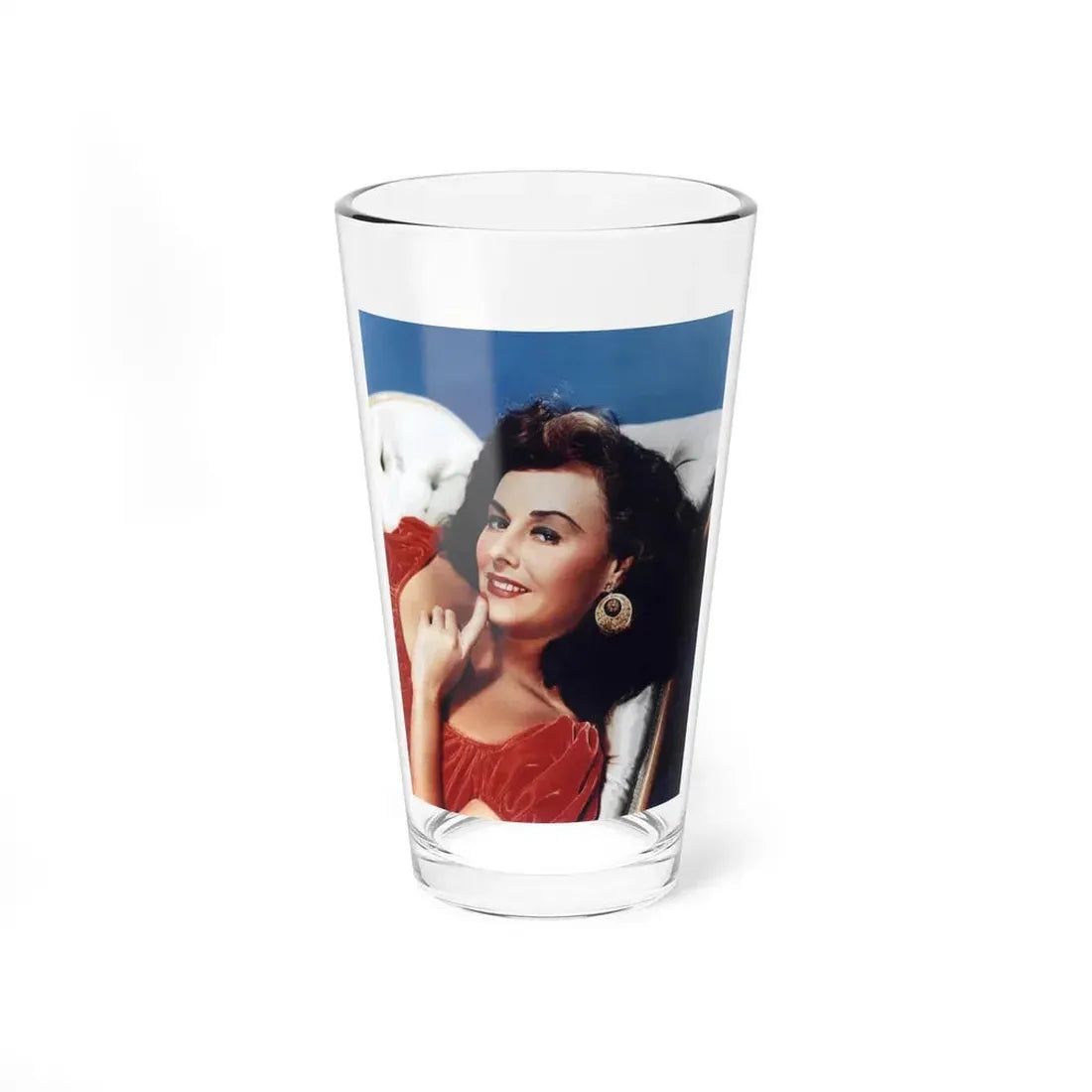 Paulette Goddard #152 (Vintage Female Icon) Pint Glass 16oz 16oz - Go Mug Yourself