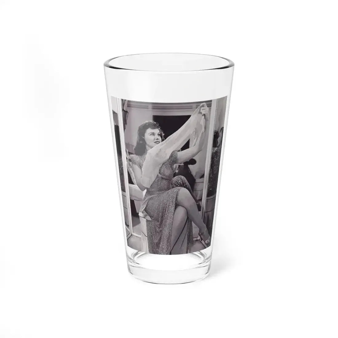Paulette Goddard #155 (Vintage Female Icon) Pint Glass 16oz 16oz - Go Mug Yourself