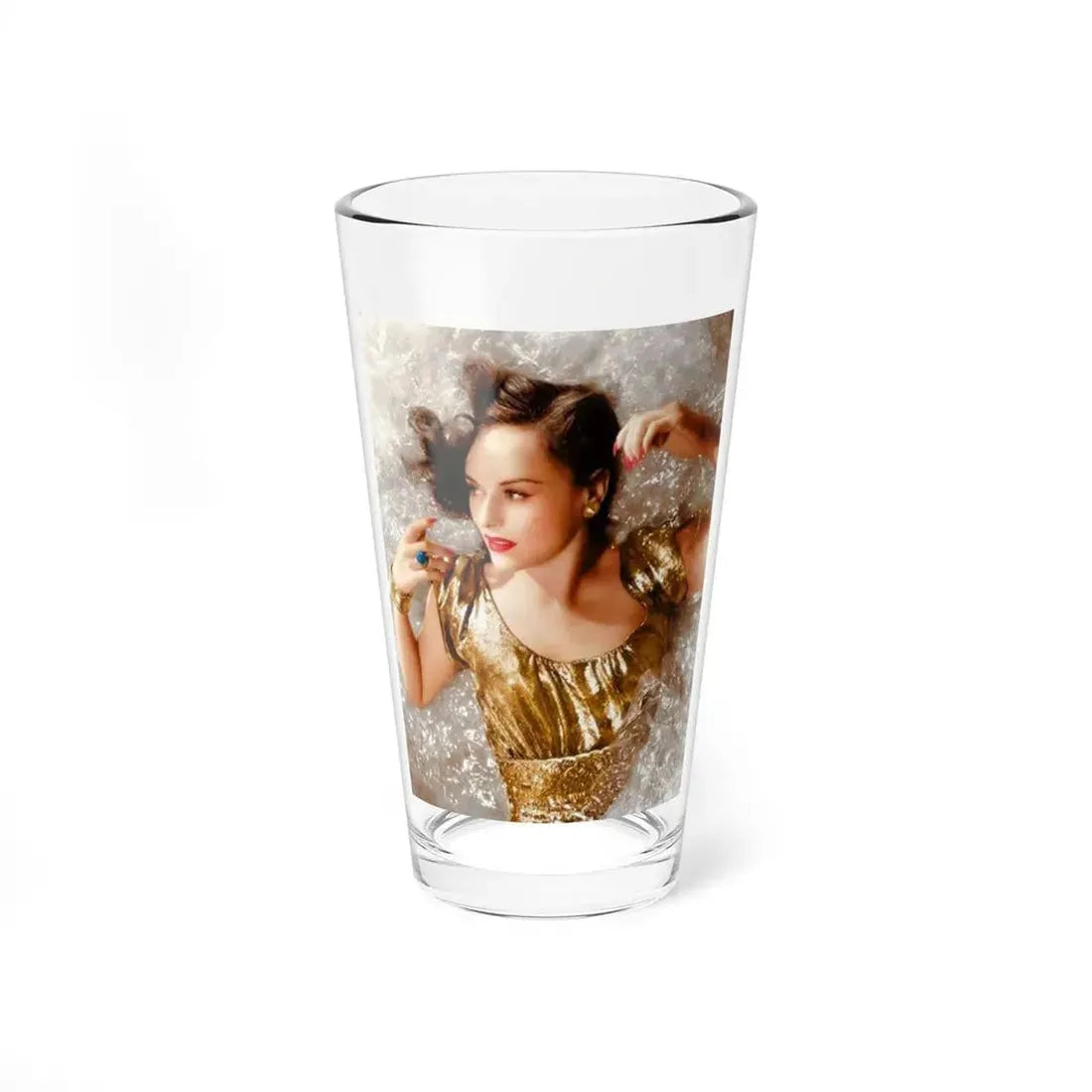 Paulette Goddard #160 (Vintage Female Icon) Pint Glass 16oz 16oz - Go Mug Yourself