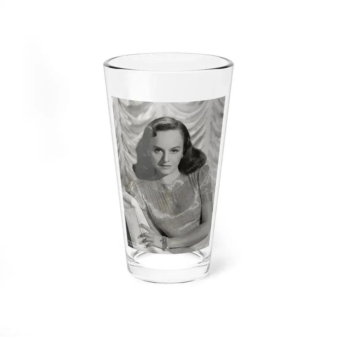 Paulette Goddard #168 (Vintage Female Icon) Pint Glass 16oz 16oz - Go Mug Yourself