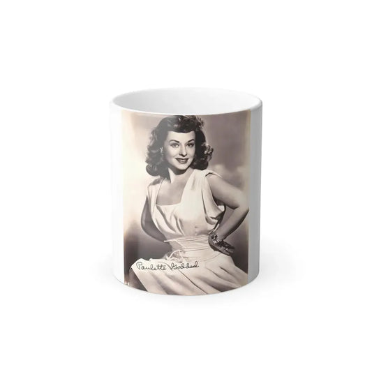 Paulette Goddard #173 (Vintage Female Icon) Color Changing Mug 11oz 11oz - Go Mug Yourself