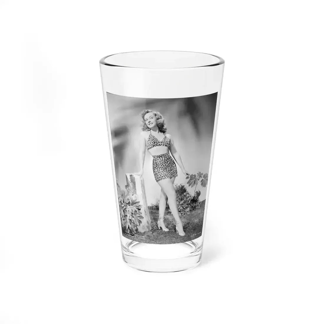 Paulette Goddard #181 (Vintage Female Icon) Pint Glass 16oz 16oz - Go Mug Yourself