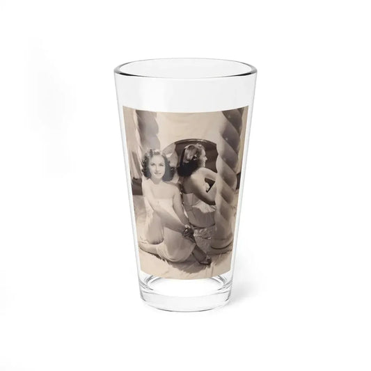 Paulette Goddard #187 (Vintage Female Icon) Pint Glass 16oz 16oz - Go Mug Yourself