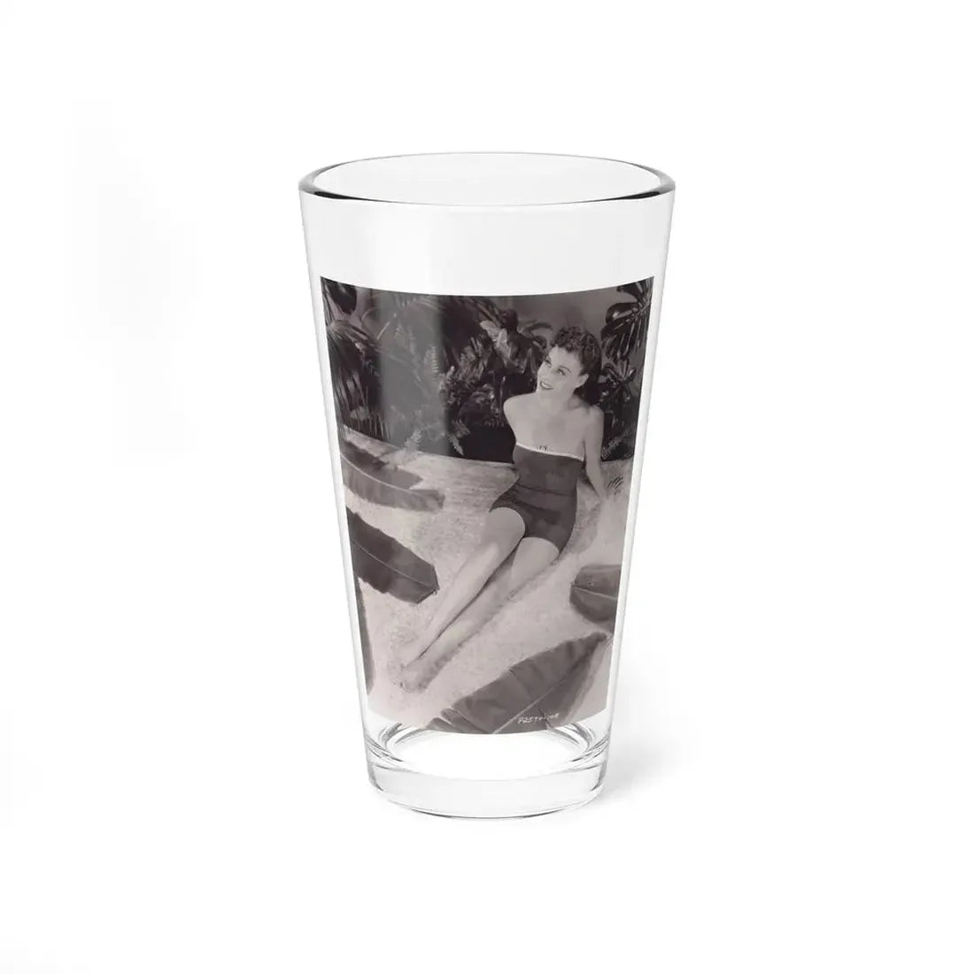 Paulette Goddard #190 (Vintage Female Icon) Pint Glass 16oz 16oz - Go Mug Yourself