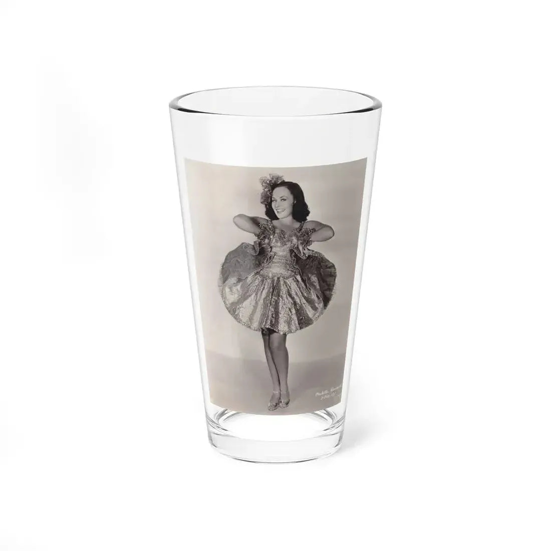 Paulette Goddard #191 (Vintage Female Icon) Pint Glass 16oz 16oz - Go Mug Yourself