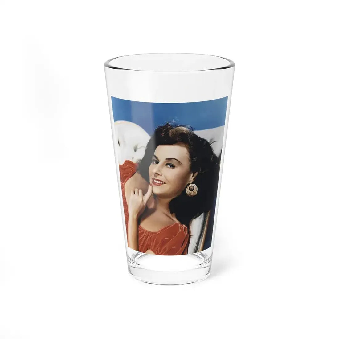 Paulette Goddard #199 (Vintage Female Icon) Pint Glass 16oz 16oz - Go Mug Yourself