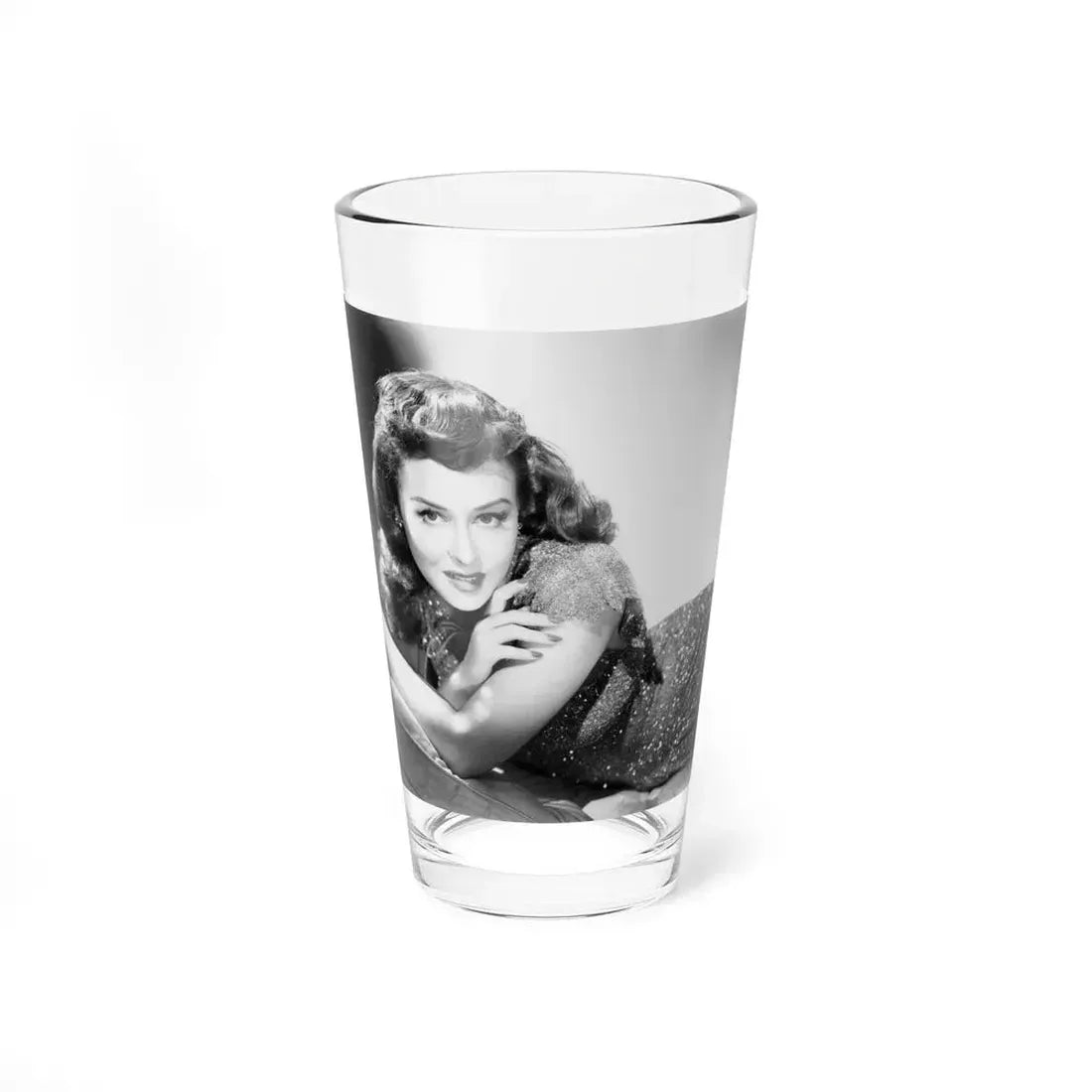 Paulette Goddard #2001 (Vintage Female Icon) Pint Glass 16oz 16oz - Go Mug Yourself