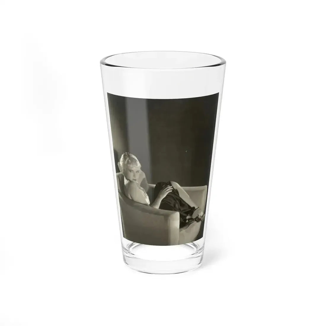 Paulette Goddard #201 (Vintage Female Icon) Pint Glass 16oz 16oz - Go Mug Yourself