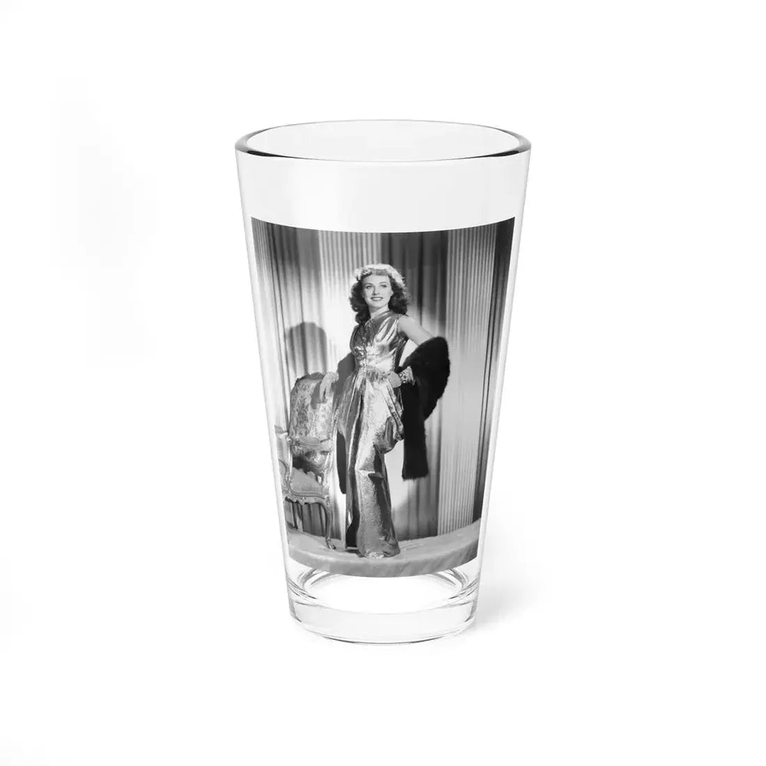 Paulette Goddard #202 (Vintage Female Icon) Pint Glass 16oz 16oz - Go Mug Yourself