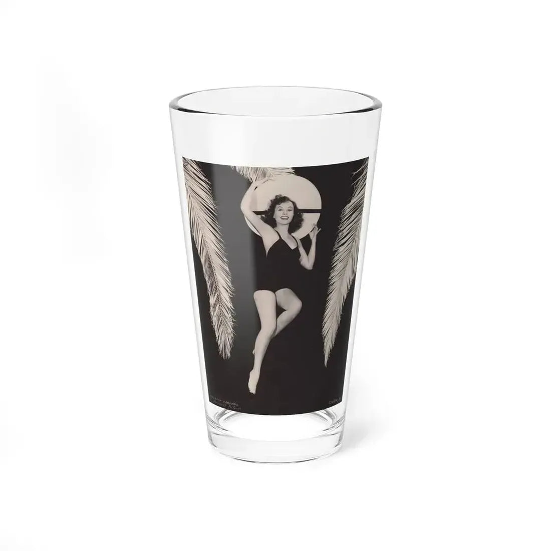 Paulette Goddard #209 (Vintage Female Icon) Pint Glass 16oz 16oz - Go Mug Yourself
