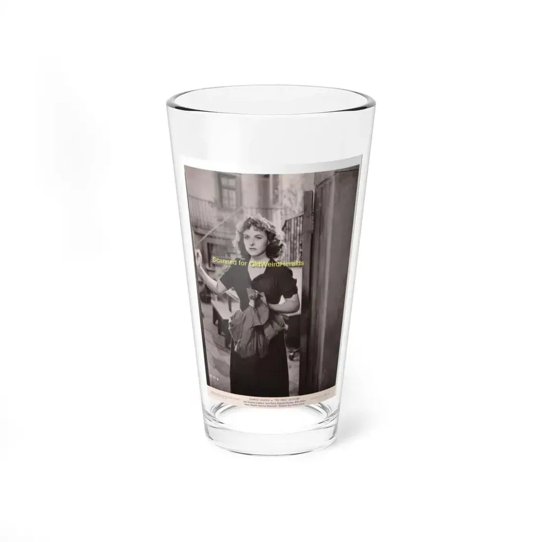 Paulette Goddard #71 (Vintage Female Icon) Pint Glass 16oz 16oz - Go Mug Yourself