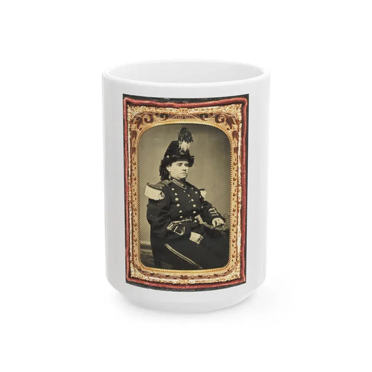 Pauline Cushman In Military-Style Costume (U.S. Civil War) White Coffee Mug 15oz - Go Mug Yourself