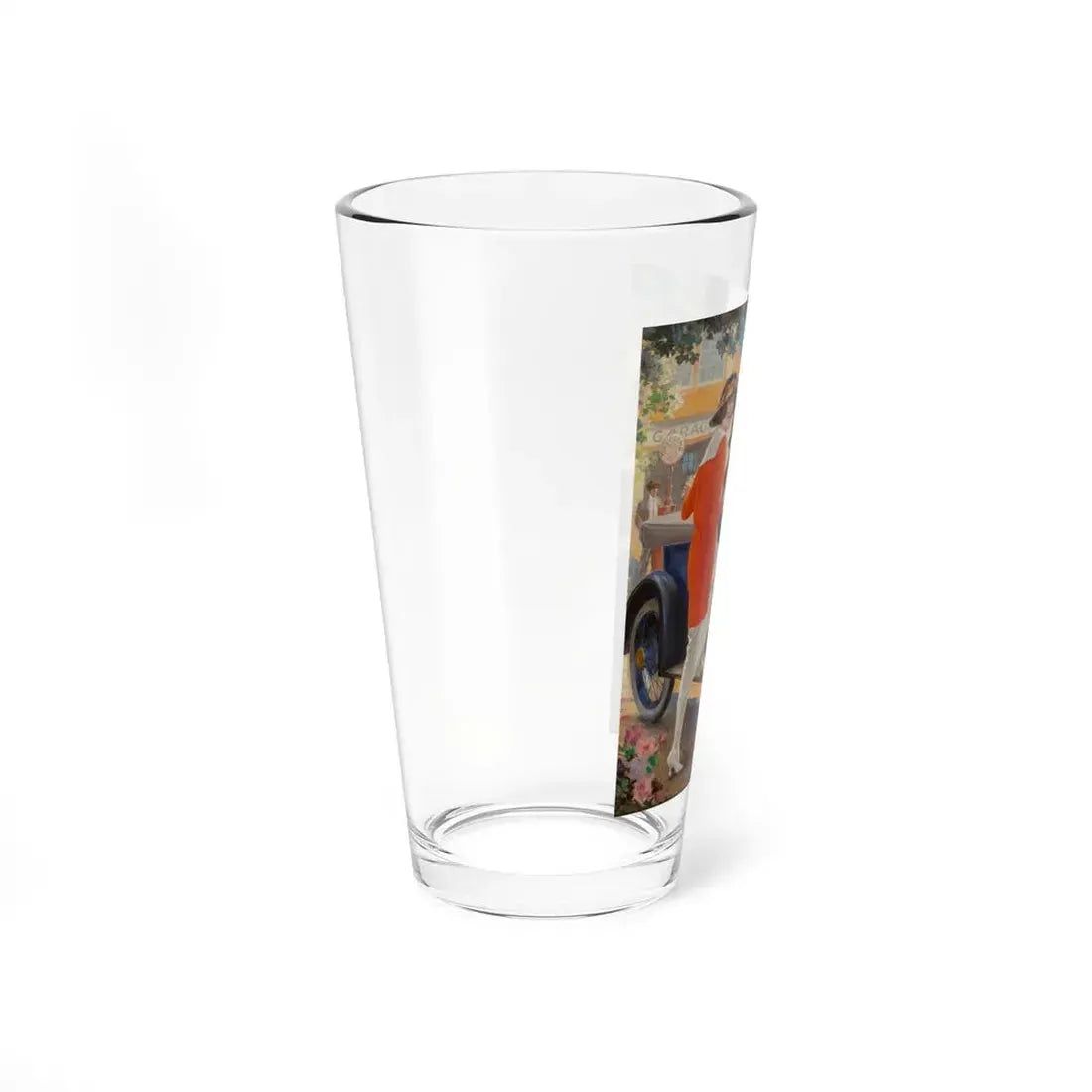 Pausing for Refreshments (Magazine Illustration) Pint Glass 16oz - Go Mug Yourself