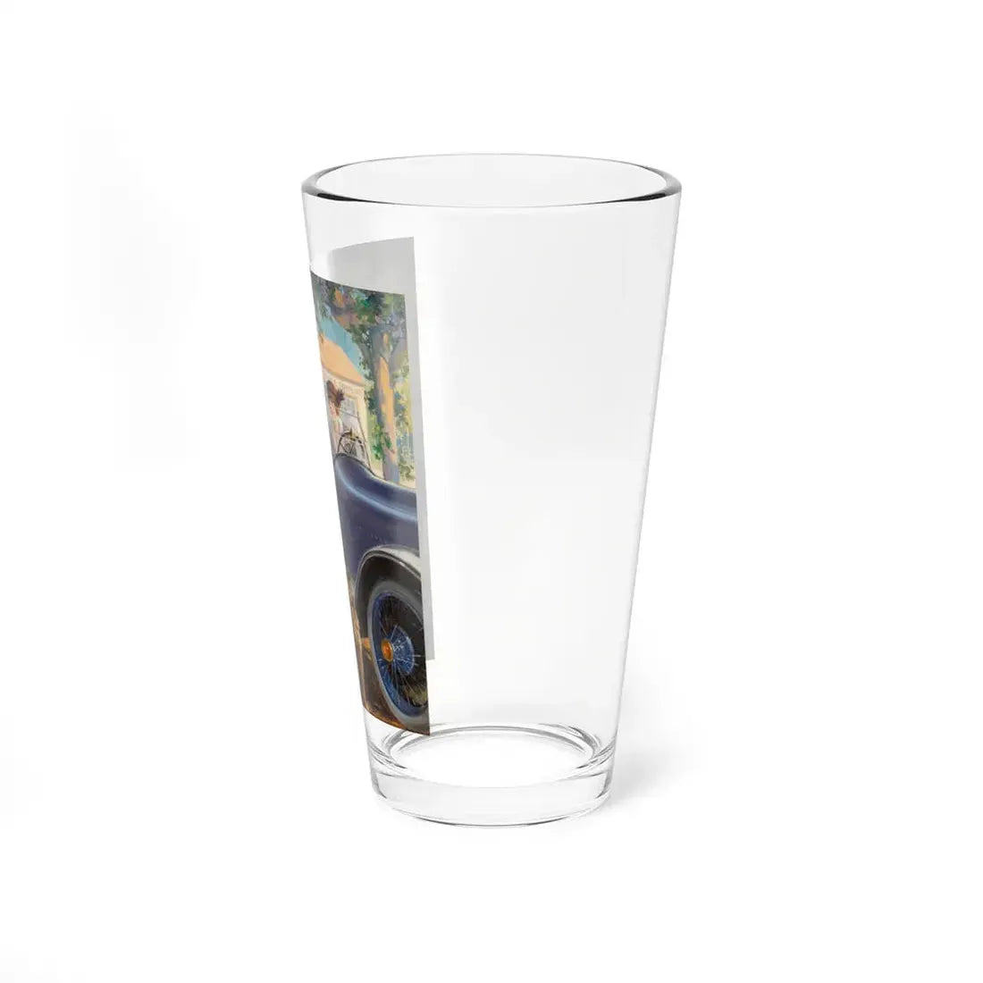 Pausing for Refreshments (Magazine Illustration) Pint Glass 16oz - Go Mug Yourself