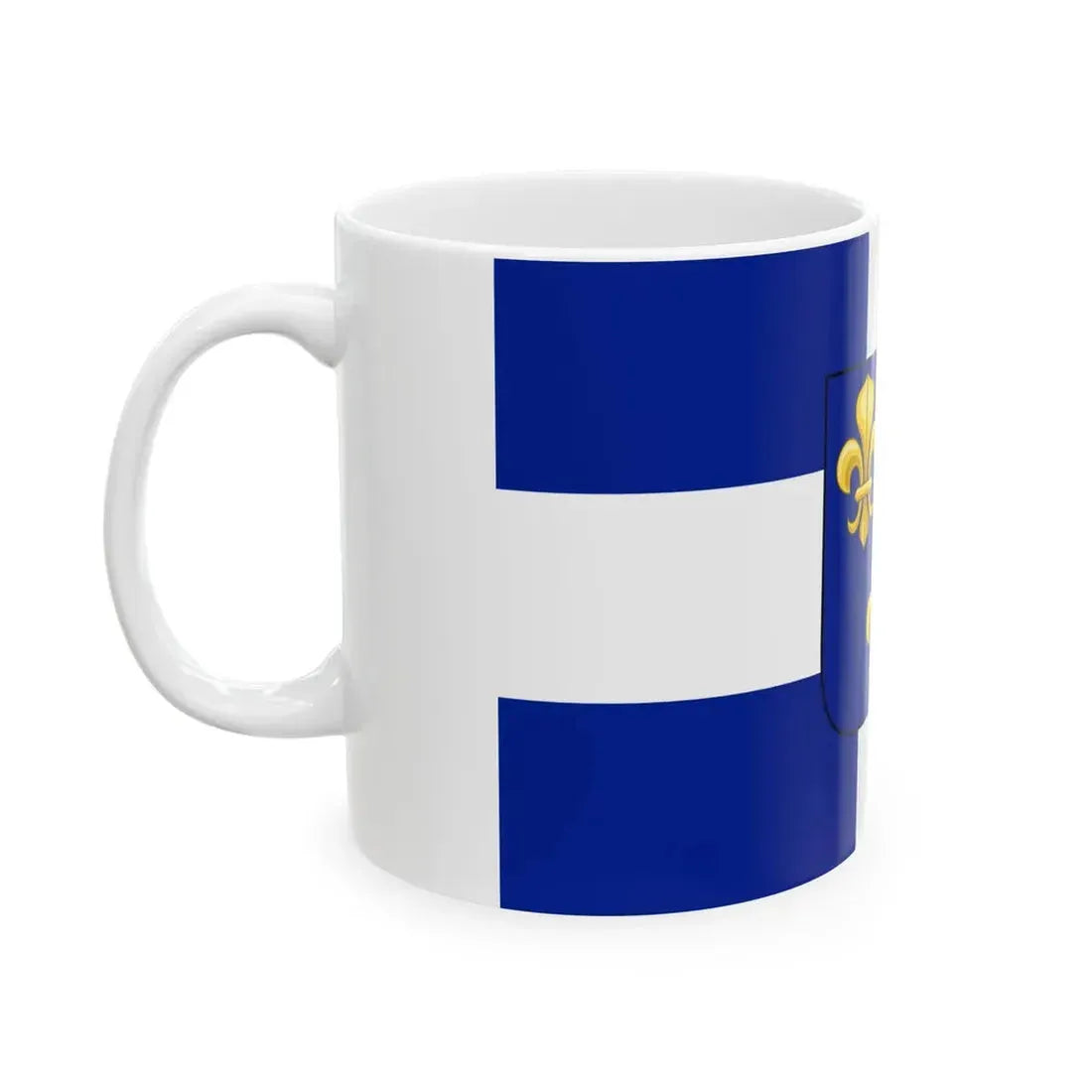 Pavillon de la marine marchande du Royaume de France 1661-1689 (France) White Coffee Mug - Go Mug Yourself