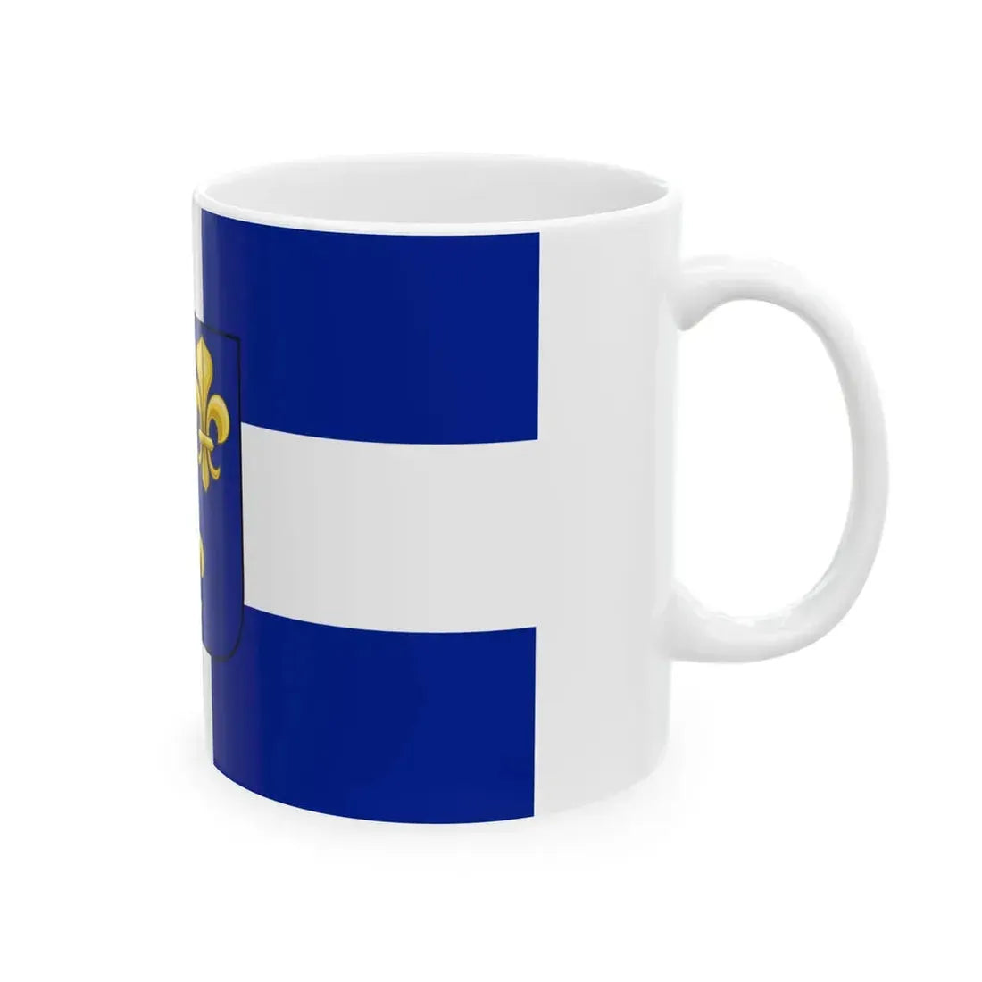 Pavillon de la marine marchande du Royaume de France 1661-1689 (France) White Coffee Mug - Go Mug Yourself