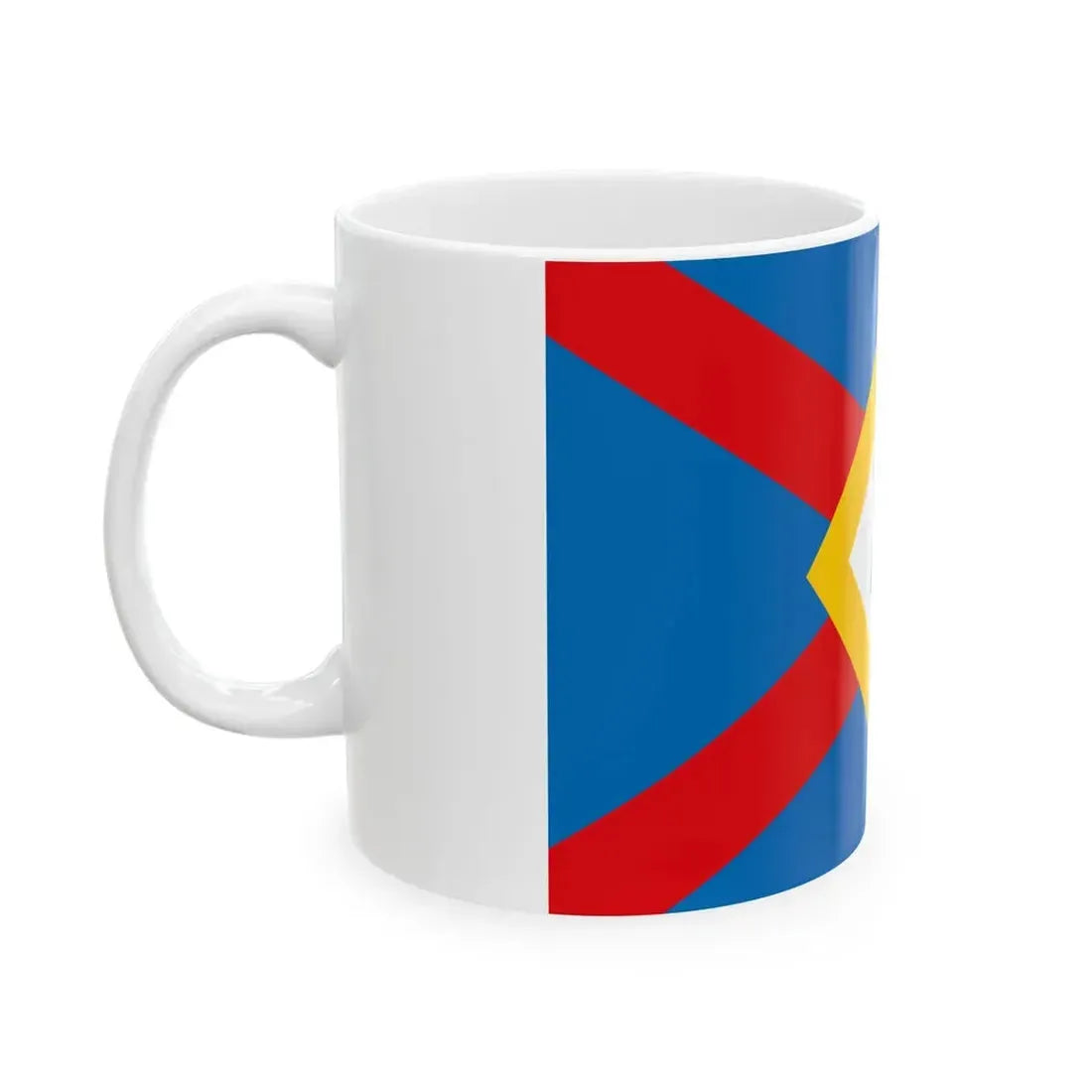 Pays de Loudeac District Flag (France) White Coffee Mug - Go Mug Yourself