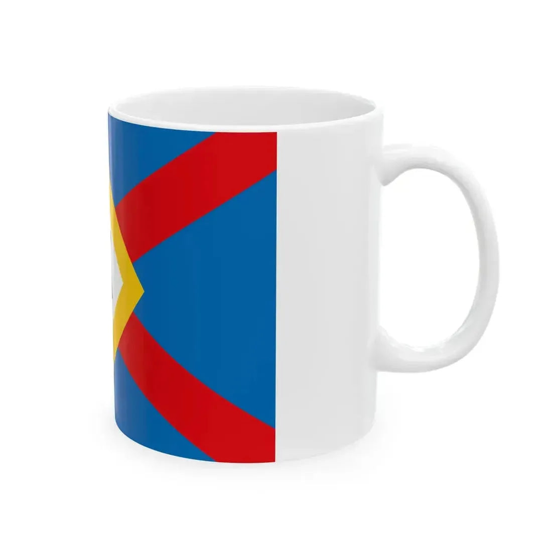 Pays de Loudeac District Flag (France) White Coffee Mug - Go Mug Yourself