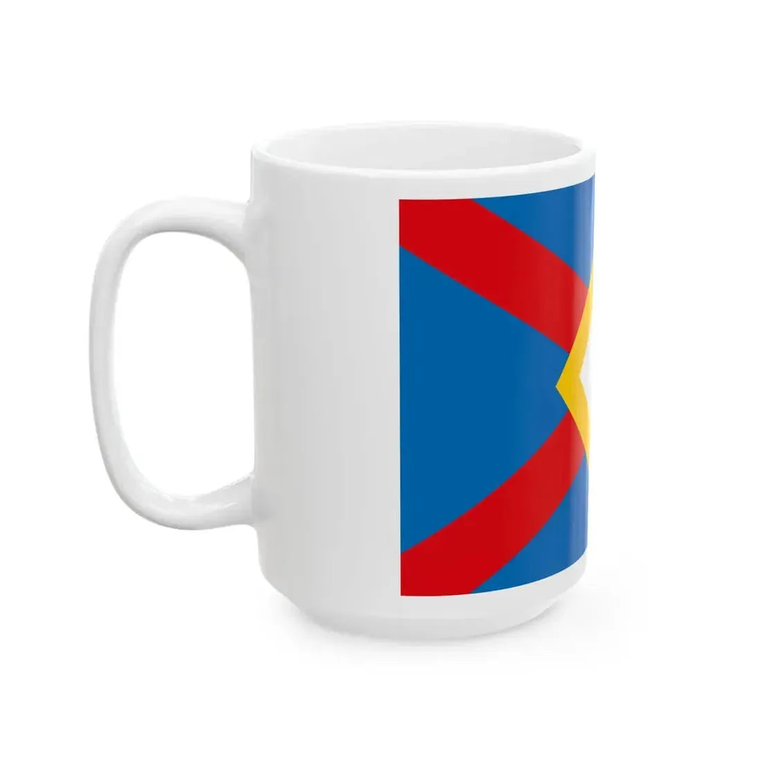 Pays de Loudeac District Flag (France) White Coffee Mug - Go Mug Yourself