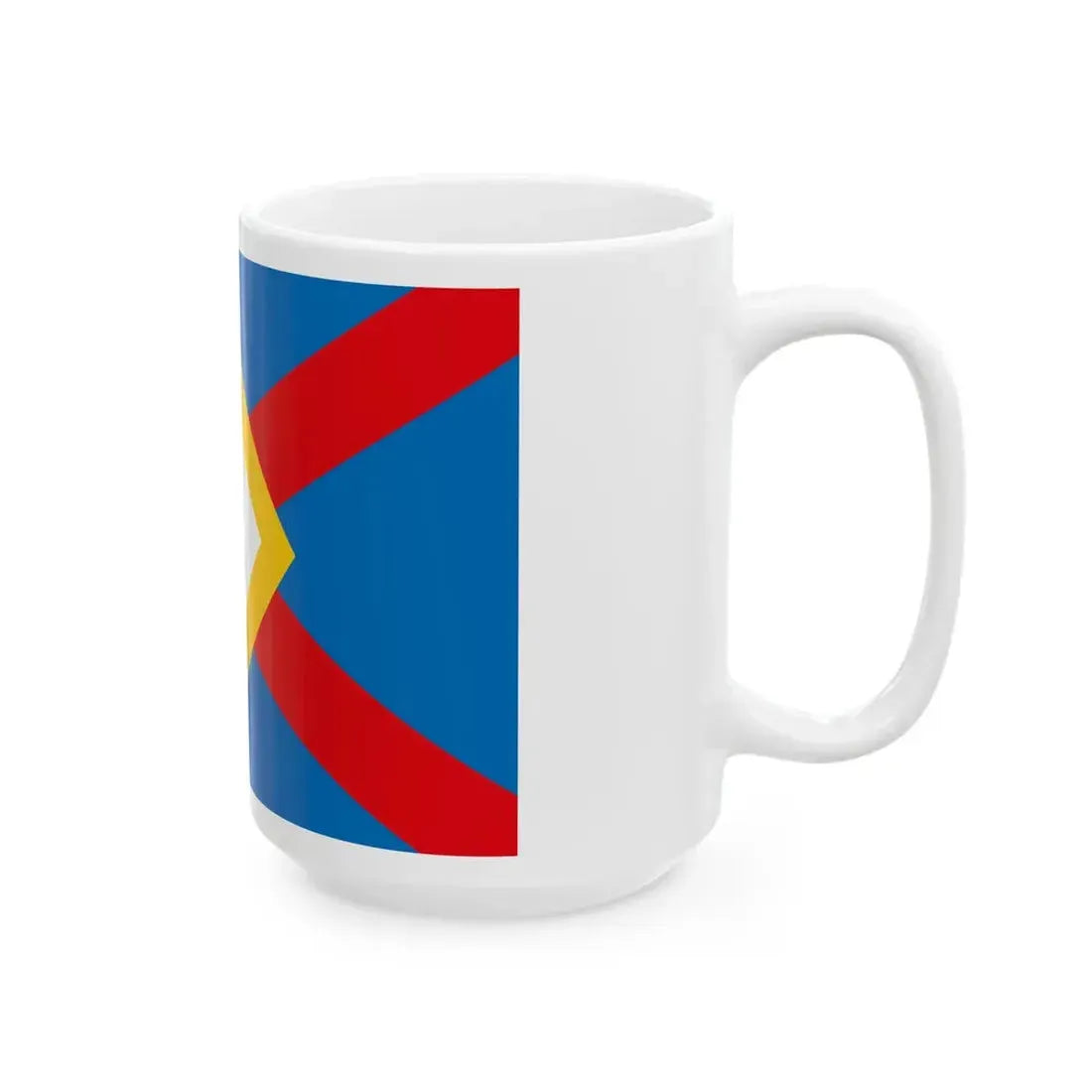 Pays de Loudeac District Flag (France) White Coffee Mug - Go Mug Yourself
