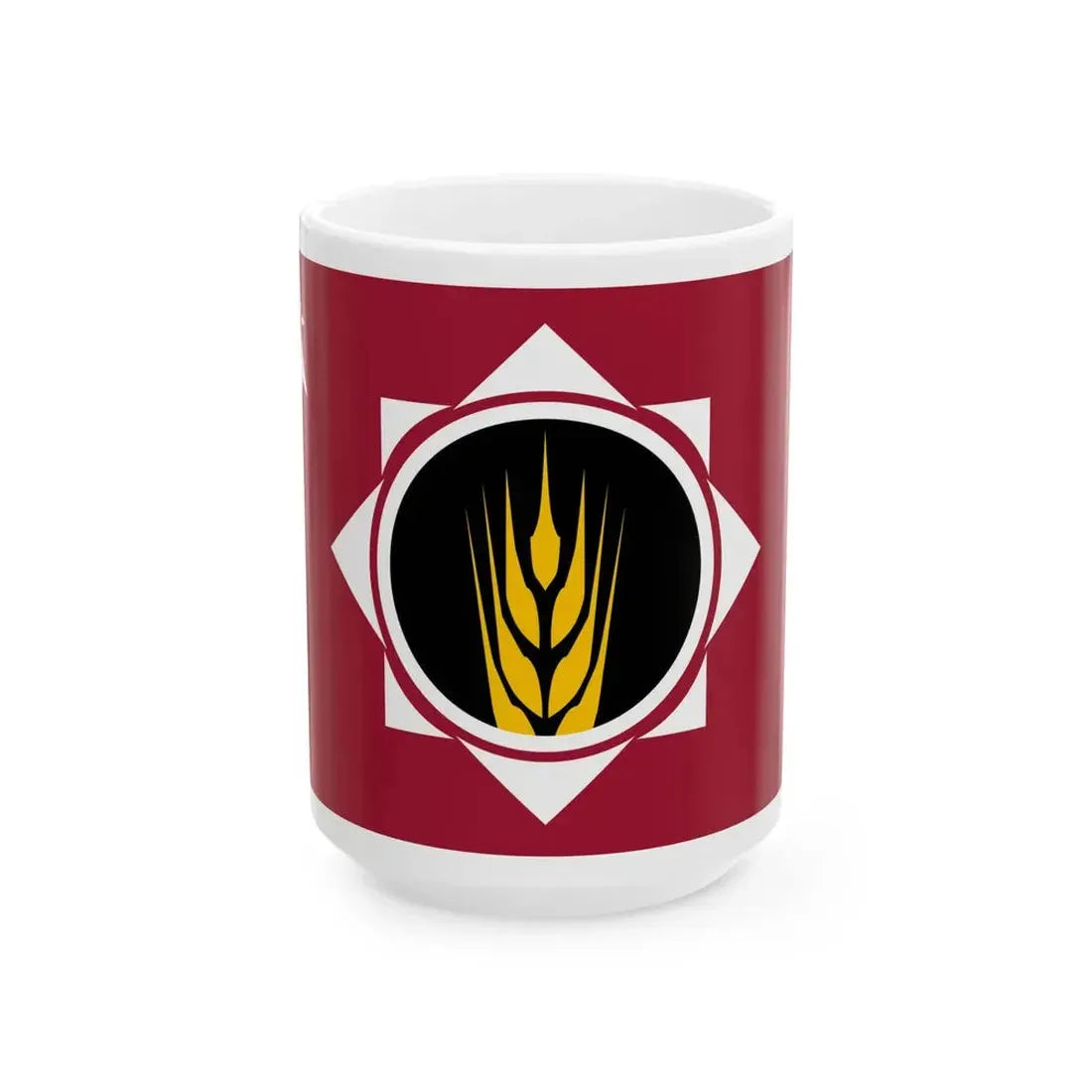 Pays Fanch traditional district flag (France) White Coffee Mug 15oz - Go Mug Yourself