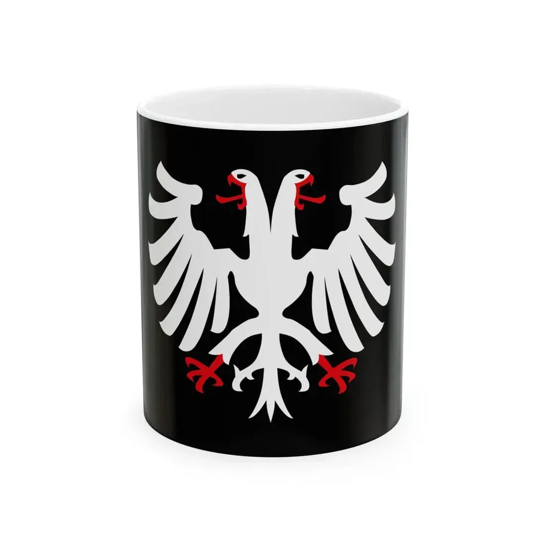 Pays Fouesnantais traditional district flag (France) White Coffee Mug 11oz - Go Mug Yourself