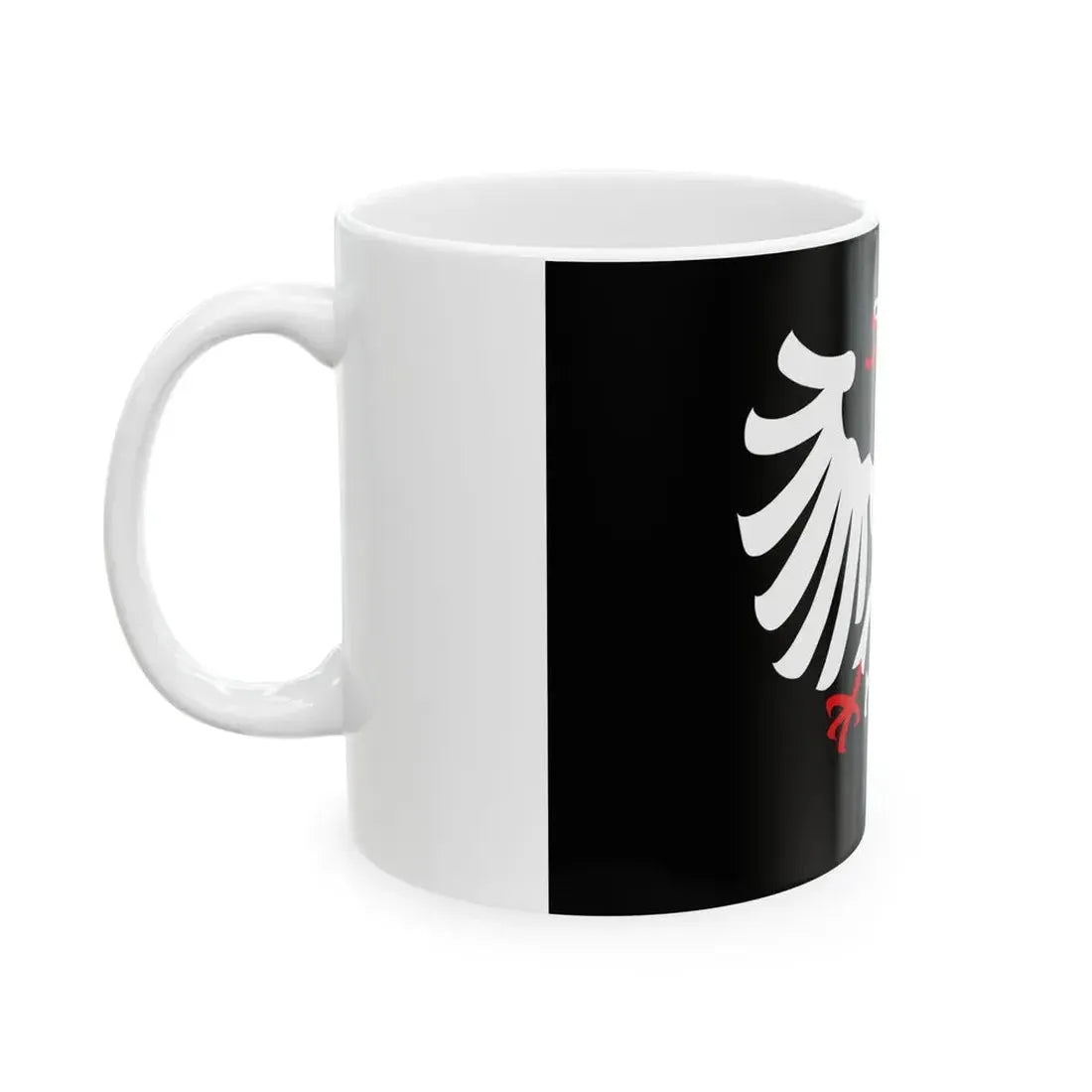 Pays Fouesnantais traditional district flag (France) White Coffee Mug - Go Mug Yourself