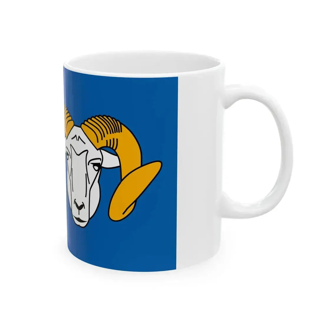 Pays Glazik traditional district flag (France) White Coffee Mug - Go Mug Yourself