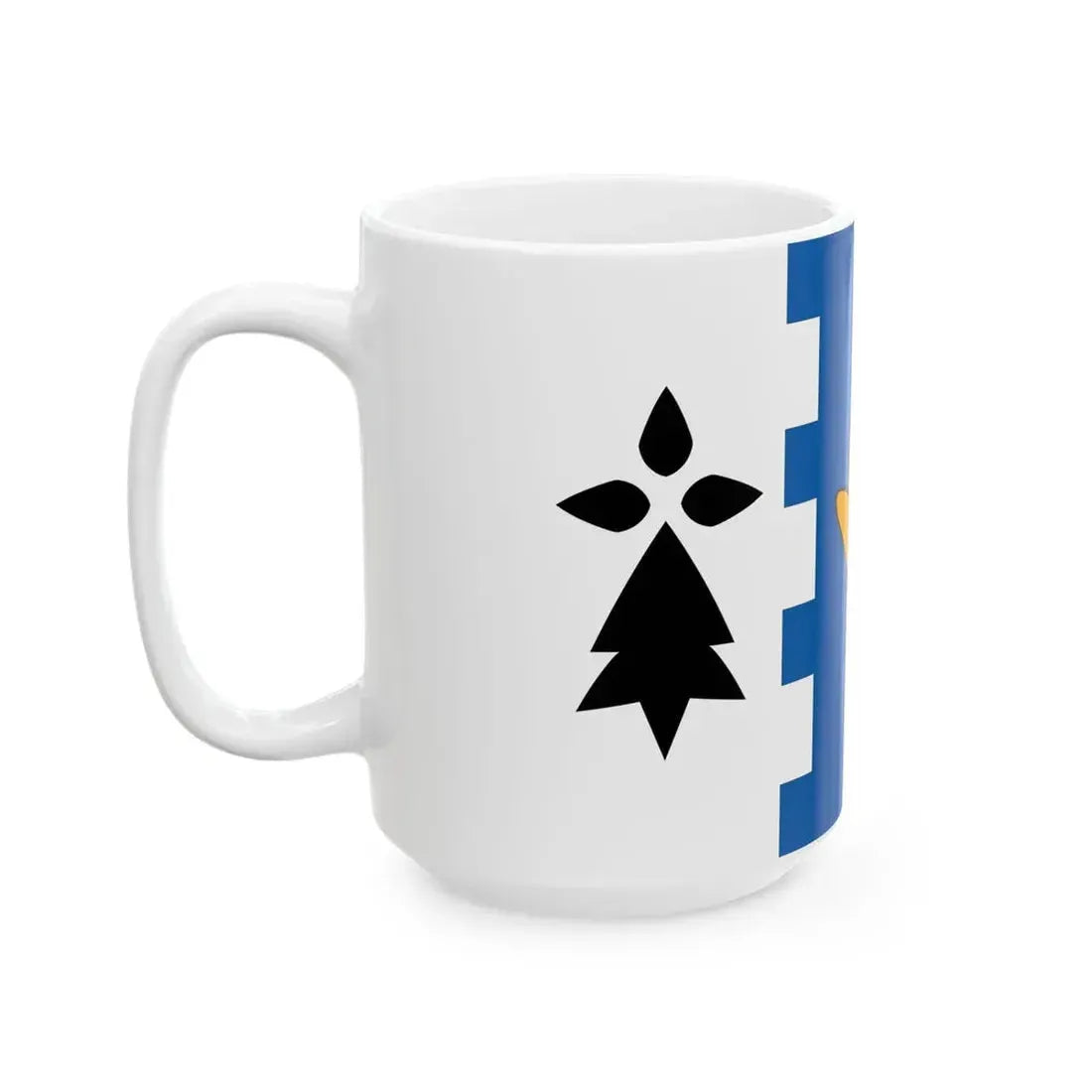Pays Glazik traditional district flag (France) White Coffee Mug - Go Mug Yourself