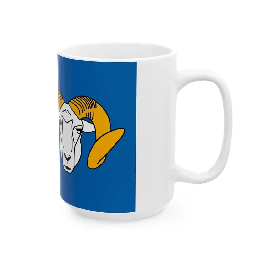 Pays Glazik traditional district flag (France) White Coffee Mug - Go Mug Yourself