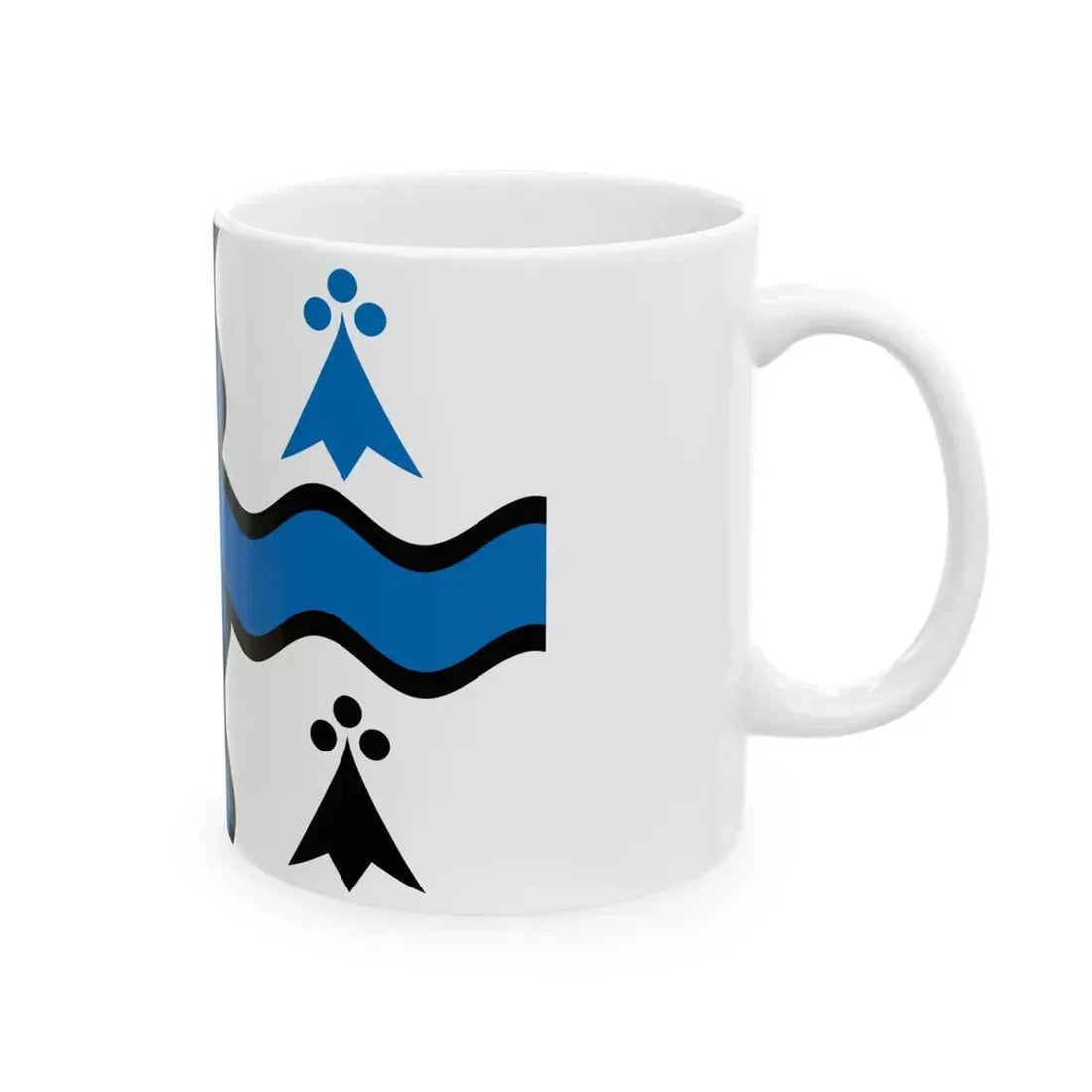 Pays Mitaud District Flag (France) White Coffee Mug - Go Mug Yourself