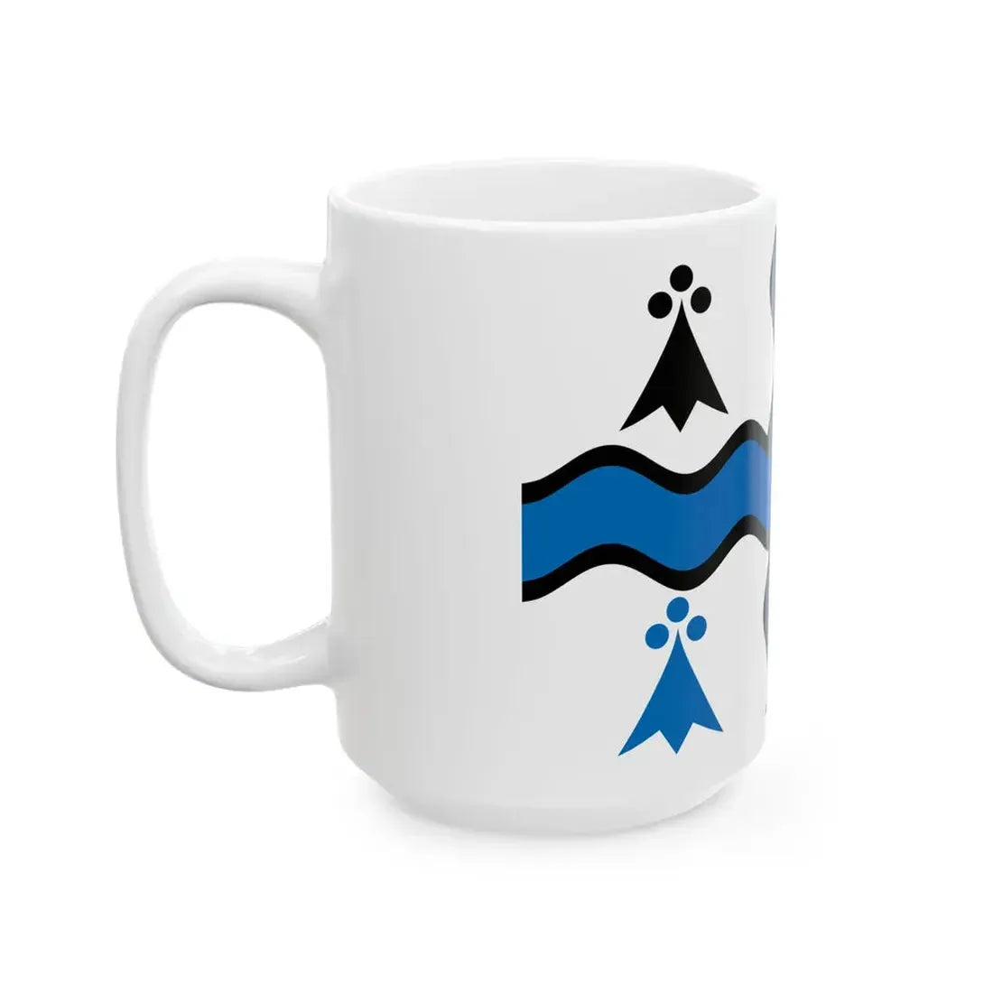 Pays Mitaud District Flag (France) White Coffee Mug - Go Mug Yourself