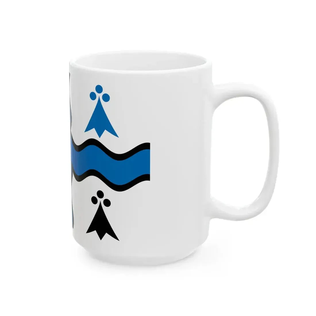 Pays Mitaud District Flag (France) White Coffee Mug - Go Mug Yourself