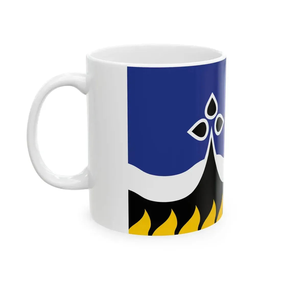 Pays Pagan traditional district flag (France) White Coffee Mug - Go Mug Yourself