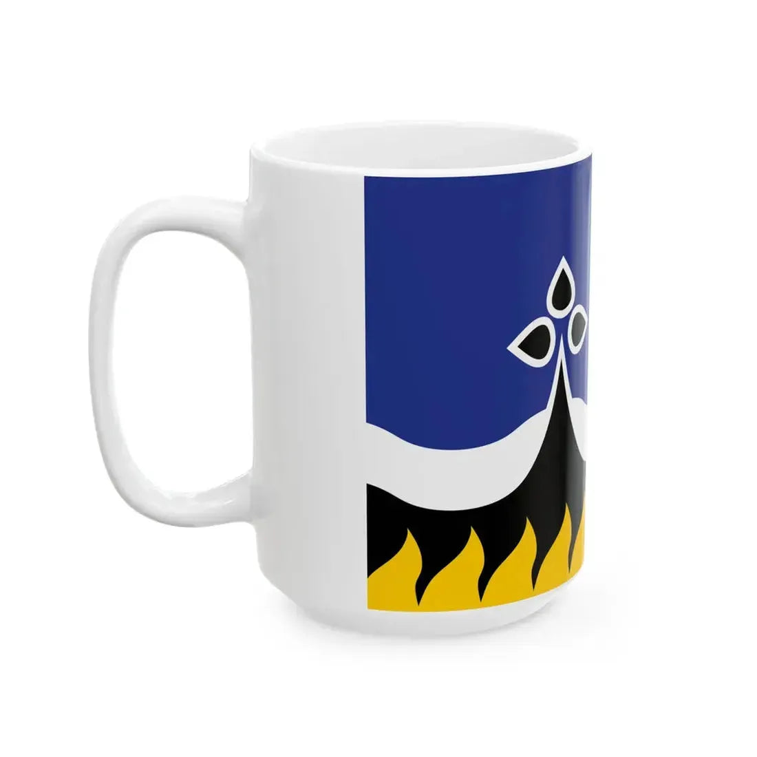 Pays Pagan traditional district flag (France) White Coffee Mug - Go Mug Yourself
