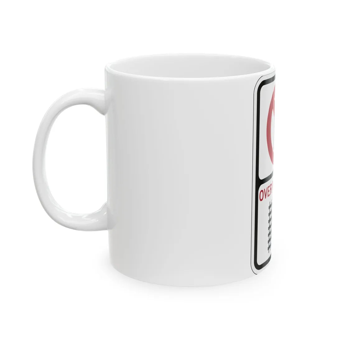PBOT Road sign P1351 (Oregon) (Road Sign) White Coffee Mug - Go Mug Yourself