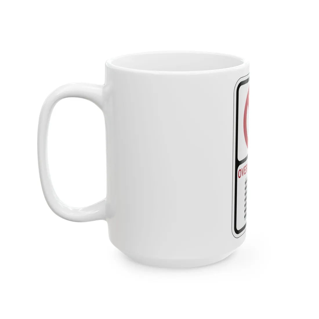 PBOT Road sign P1351 (Oregon) (Road Sign) White Coffee Mug - Go Mug Yourself
