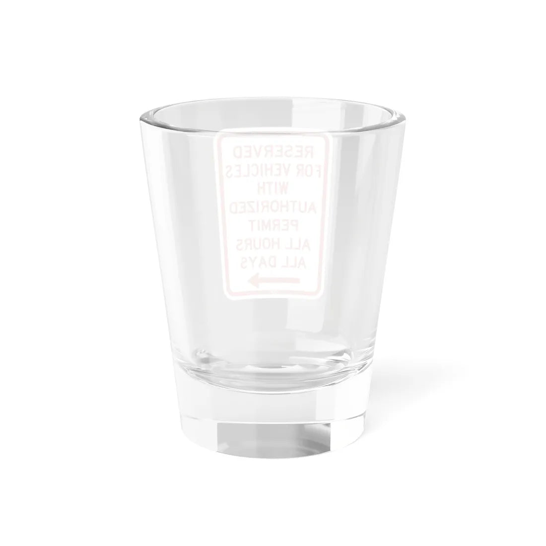 PBOT Road sign P4457R (Oregon) (Road Sign) Shot Glass 1.5oz - Go Mug Yourself