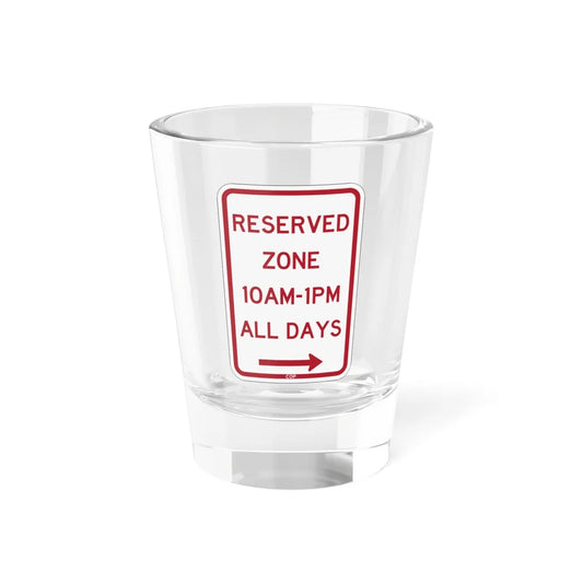 PBOT Road sign P4490AR (Oregon) (Road Sign) Shot Glass 1.5oz 1.5oz - Go Mug Yourself