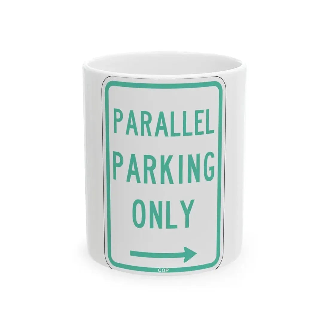 PBOT Road sign P4600L (Oregon) (Road Sign) White Coffee Mug 11oz - Go Mug Yourself
