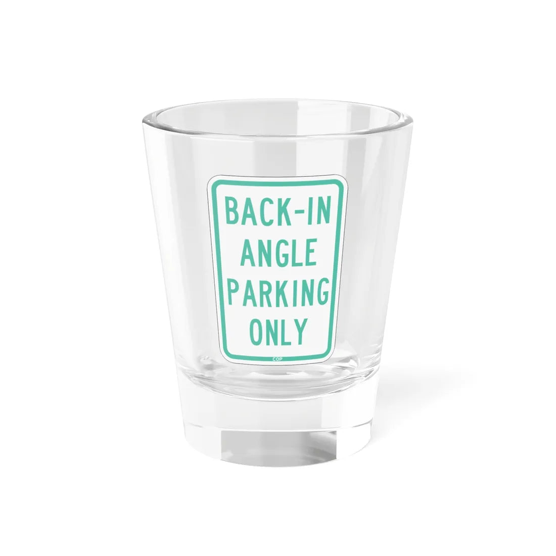 PBOT Road sign P4645 (Oregon) (Road Sign) Shot Glass 1.5oz 1.5oz - Go Mug Yourself