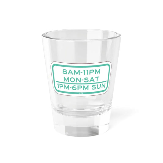 PBOT Road sign P4690 (Oregon) (Road Sign) Shot Glass 1.5oz 1.5oz - Go Mug Yourself