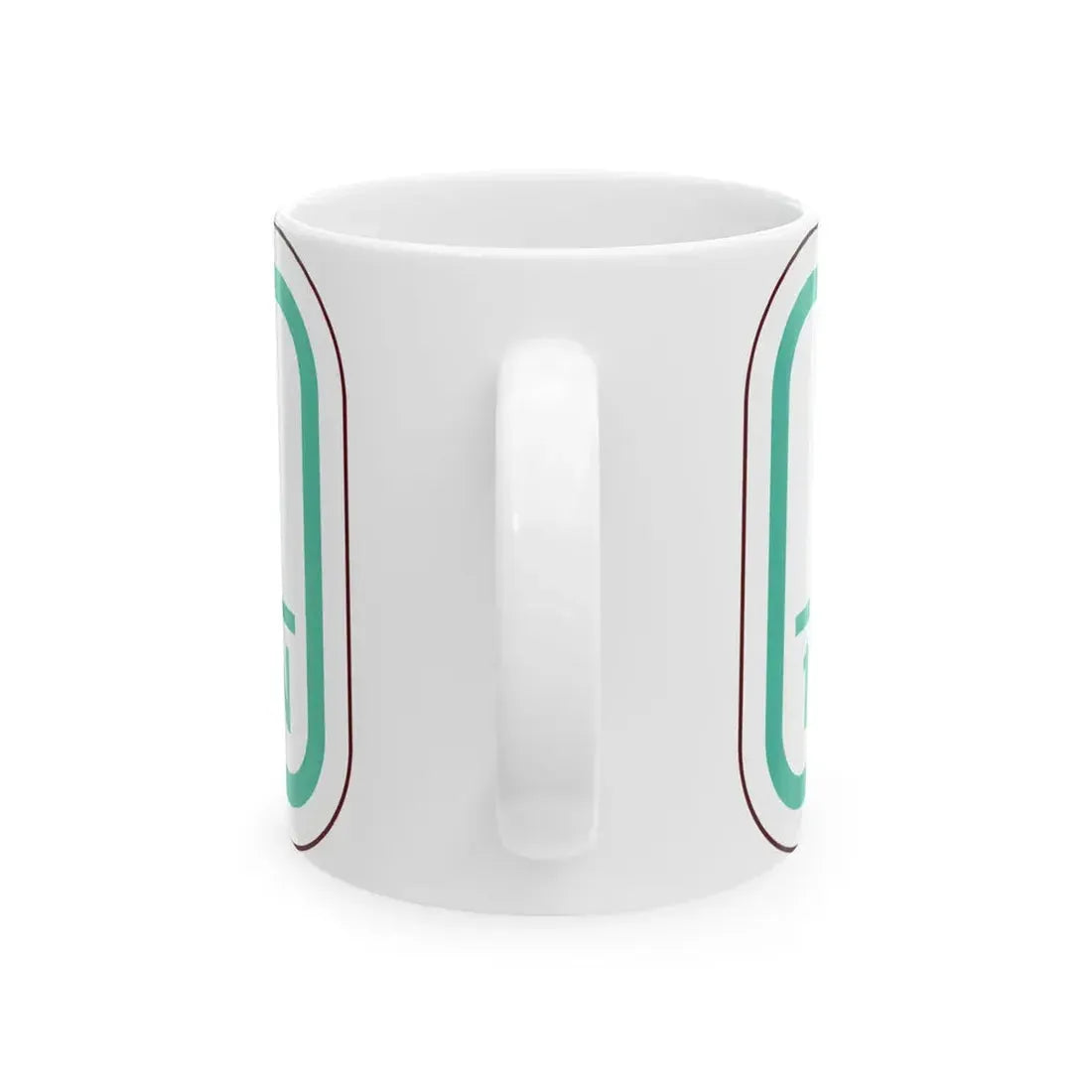 PBOT Road sign P4690 (Oregon) (Road Sign) White Coffee Mug - Go Mug Yourself