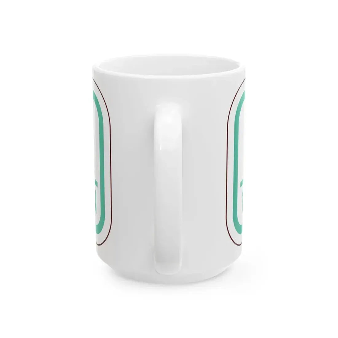 PBOT Road sign P4690 (Oregon) (Road Sign) White Coffee Mug - Go Mug Yourself