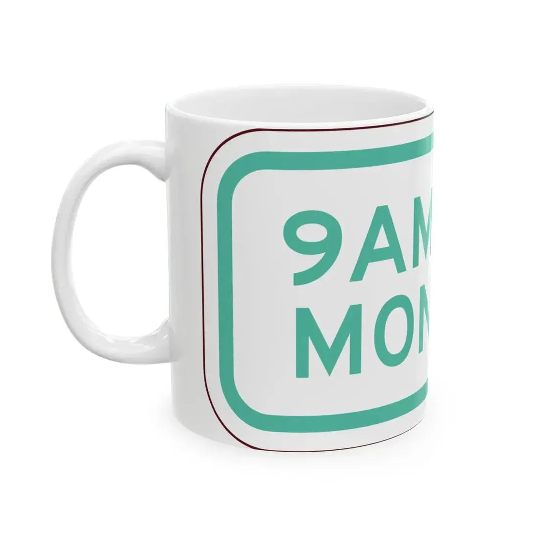 PBOT Road sign P4701 (Oregon) (Road Sign) White Coffee Mug - Go Mug Yourself