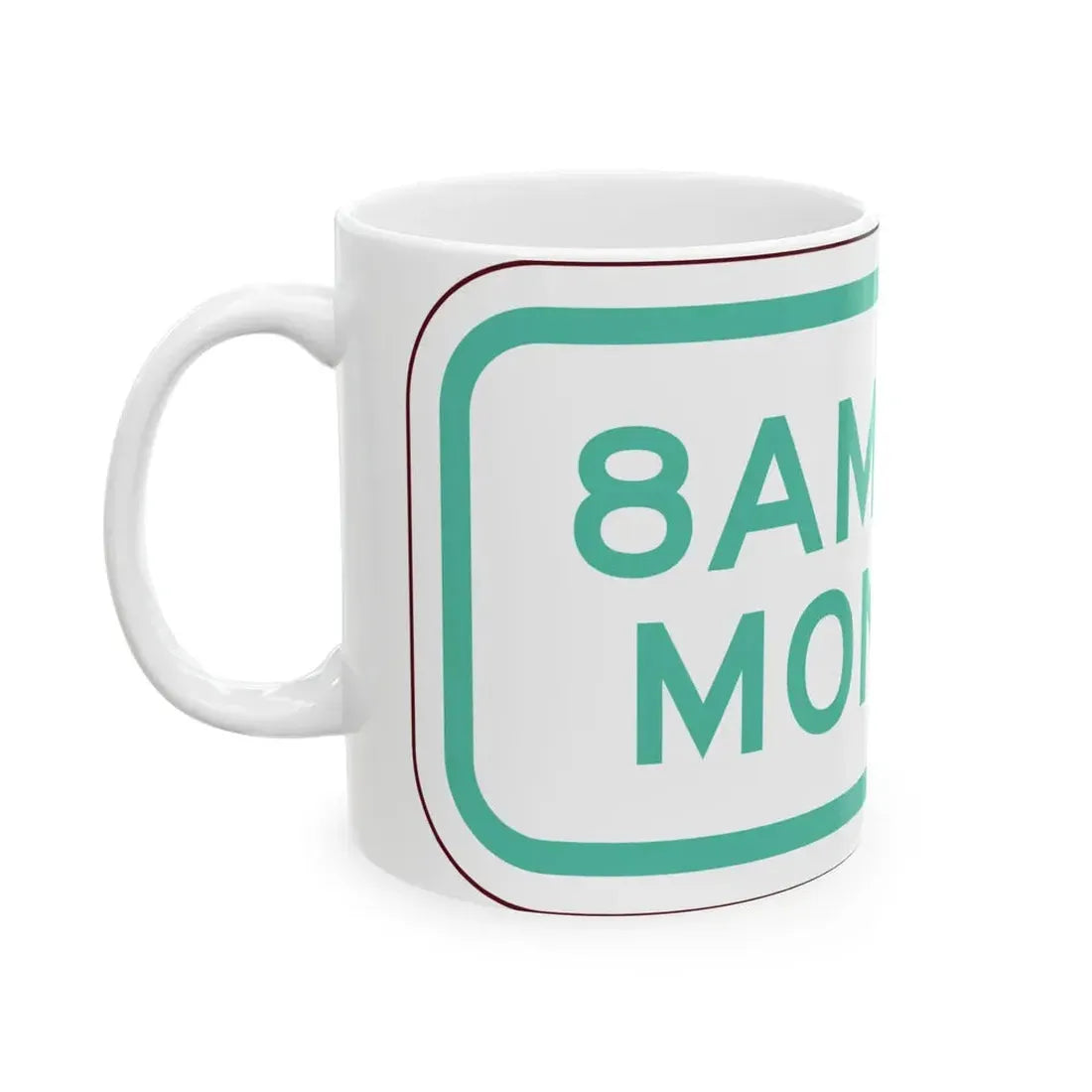 PBOT Road sign P4702 (Oregon) (Road Sign) White Coffee Mug - Go Mug Yourself