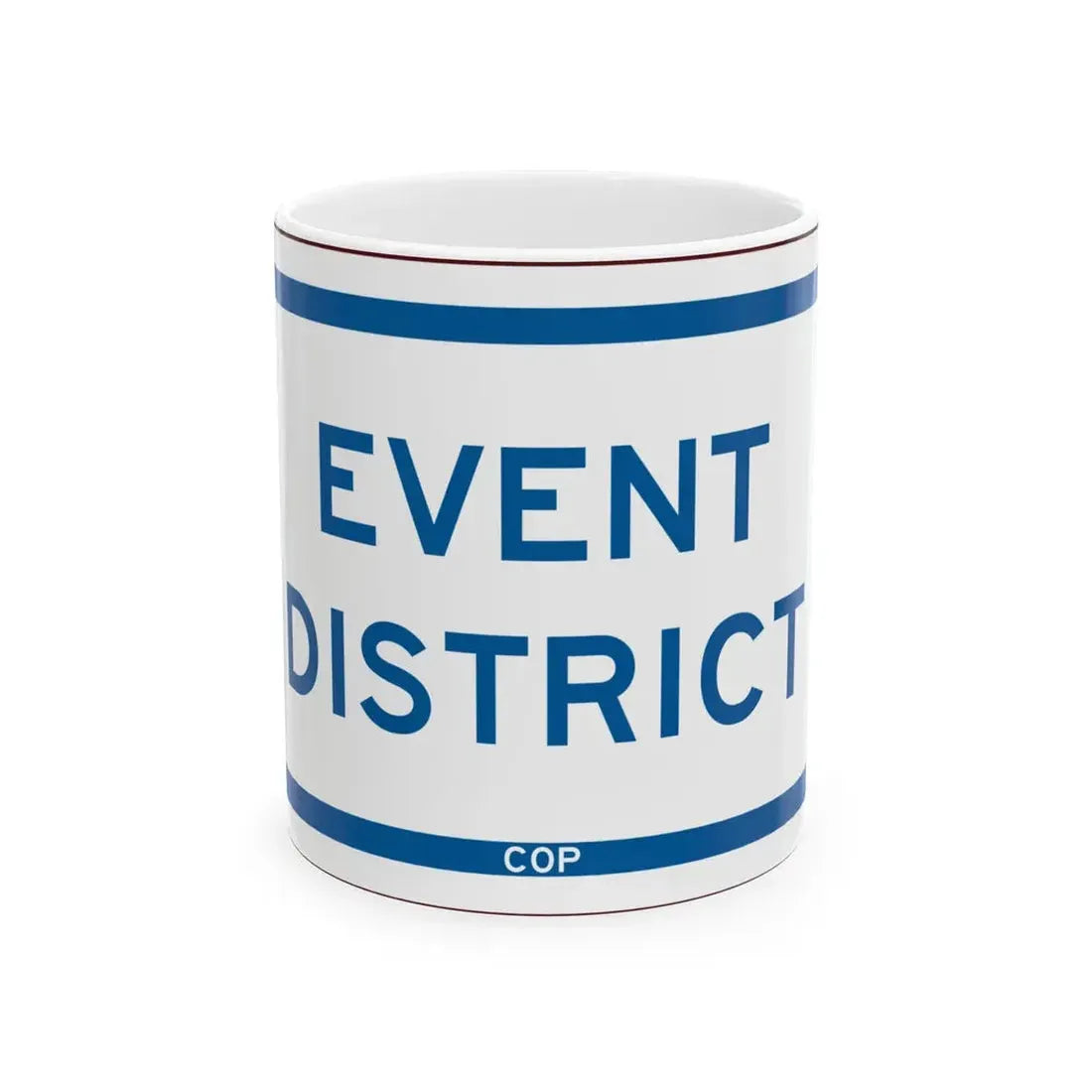 PBOT Road sign P4730 (Oregon) (Road Sign) White Coffee Mug 11oz - Go Mug Yourself